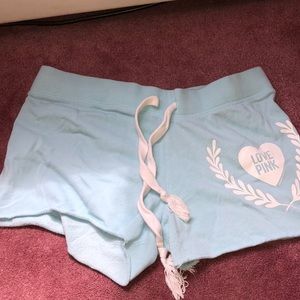 VS pink lounge shorts